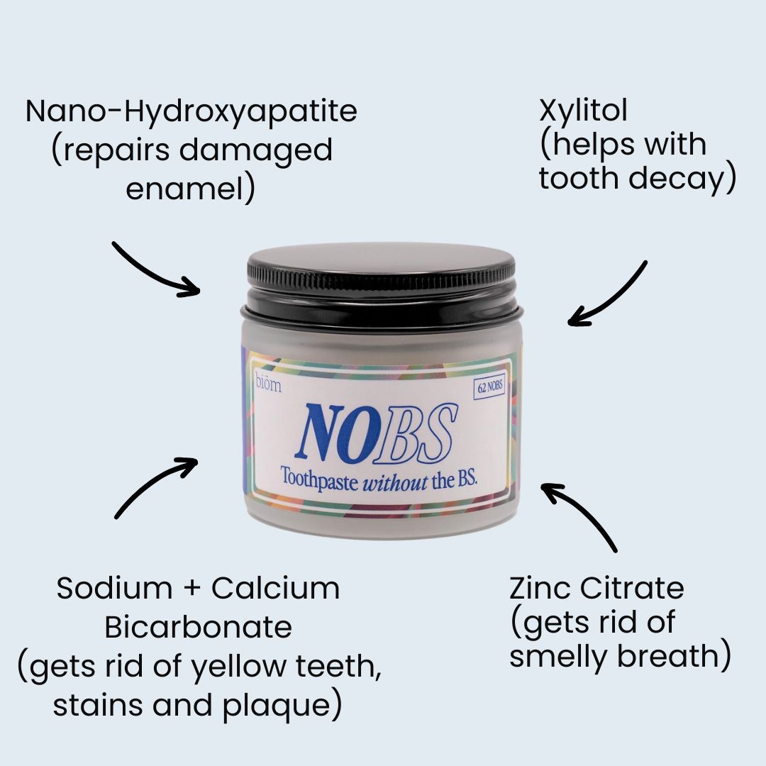 NOBS™ Naturally Gives You Stronger, Healthier, & Cleaner Teeth